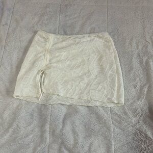 Cream Skirt Cover Up